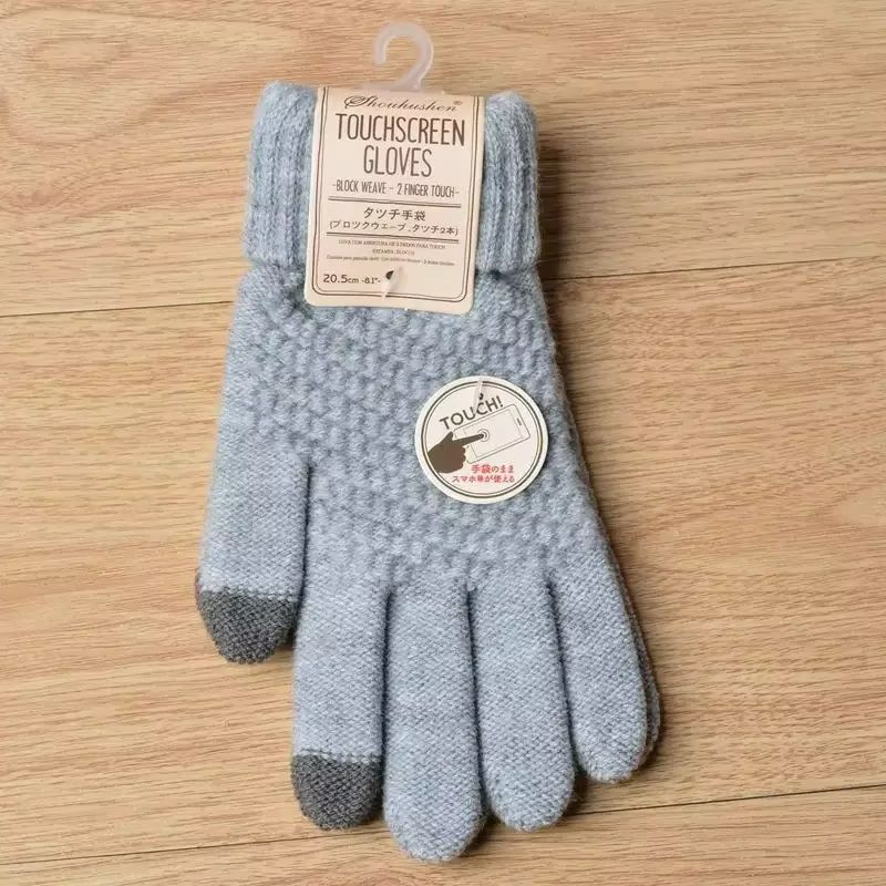 CozyTouch Winter Touch Screen Gloves  Unisex Warm Knit FullFinger Mittens 3
