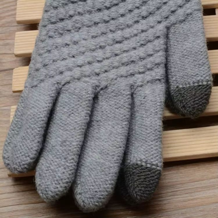 CozyTouch Winter Touch Screen Gloves  Unisex Warm Knit FullFinger Mittens 4