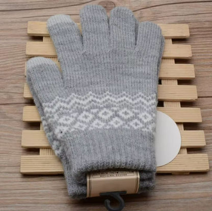 CozyTouch Winter Touch Screen Gloves  Unisex Warm Knit FullFinger Mittens 21