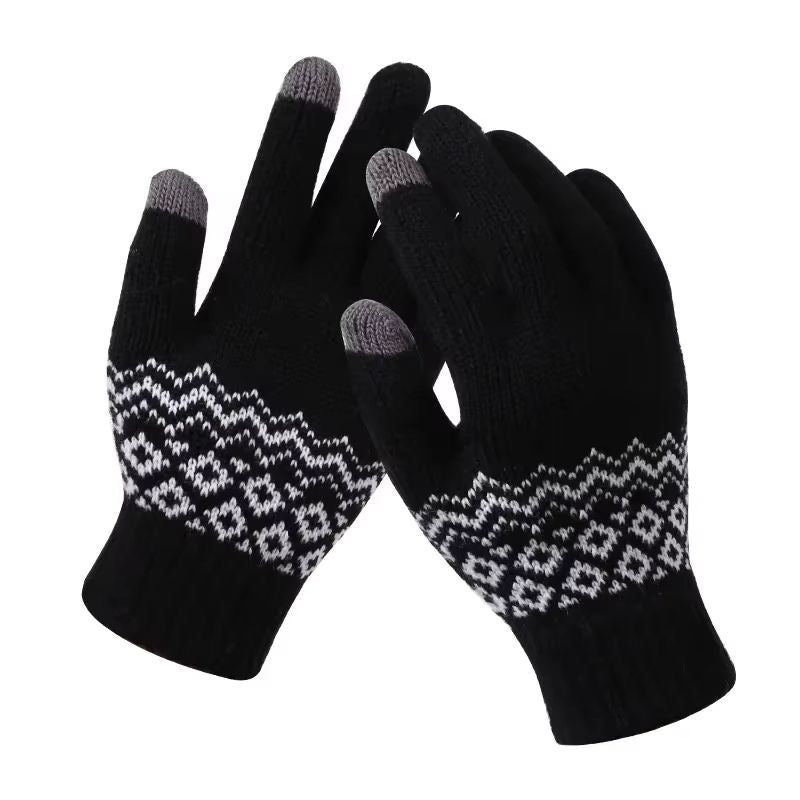 CozyTouch Winter Touch Screen Gloves  Unisex Warm Knit FullFinger Mittens 22