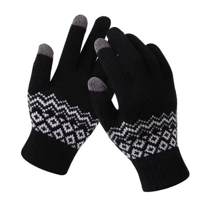 CozyTouch Winter Touch Screen Gloves  Unisex Warm Knit FullFinger Mittens 22