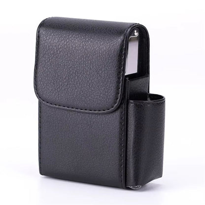 EliteFlame Leather Cigarette Case With Builtin Lighter  20pcs PU Smoking Accessory For Men 8