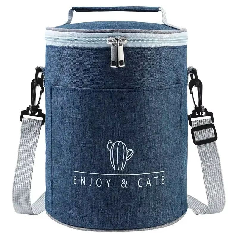 RoundPro Insulated Lunch Bag – Waterproof Thermal Food Storage for Office & Travel