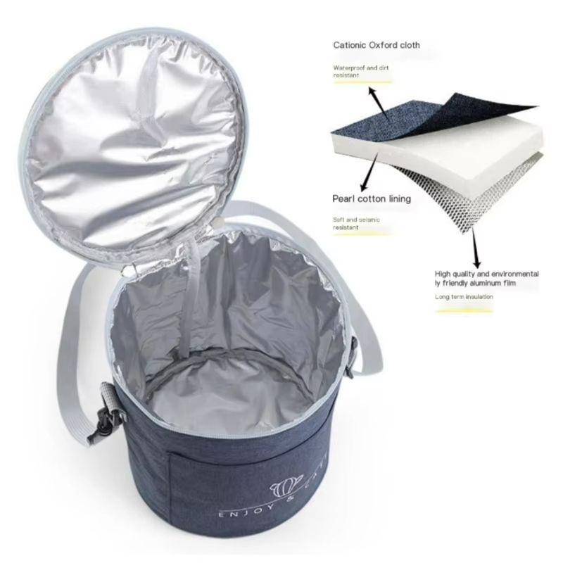 RoundPro Insulated Lunch Bag  Waterproof Thermal Food Storage For Office  Travel 2
