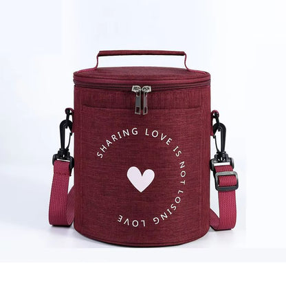 RoundPro Insulated Lunch Bag  Waterproof Thermal Food Storage For Office  Travel 8