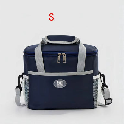 FrescoMax Large Capacity Picnic Bag  Aluminum Foil Insulated Lunch Box  Portable Cooler 13
