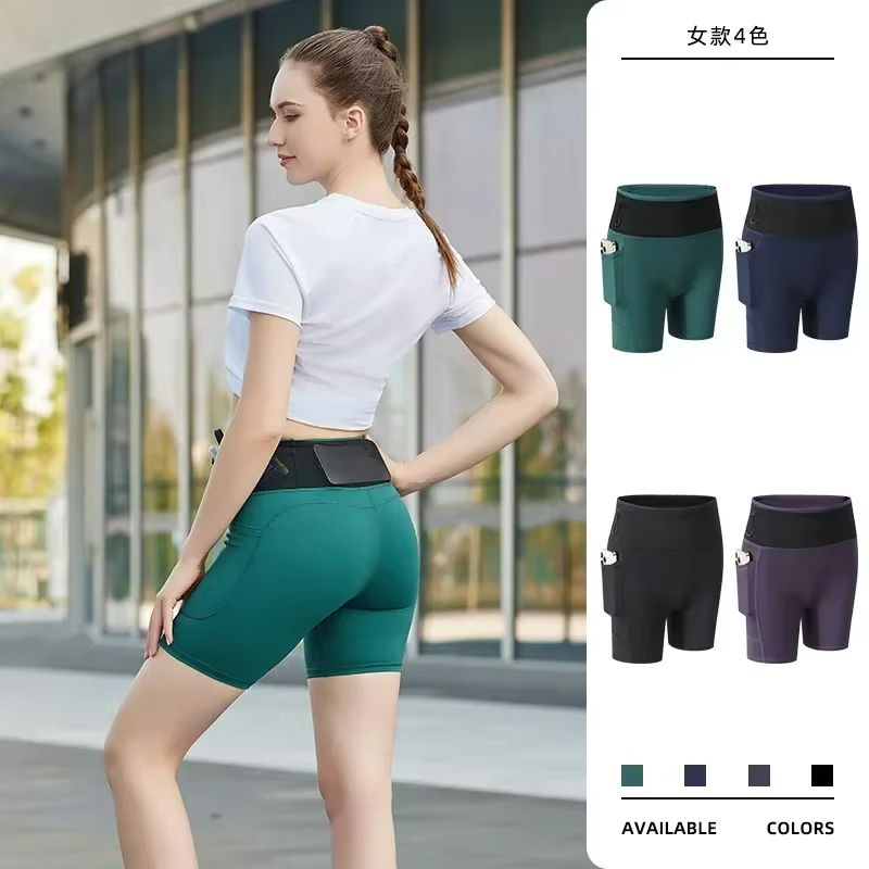 AeroFlex Womens Running Compression Shorts  Quick Dry Sports Leggings With Pockets 3