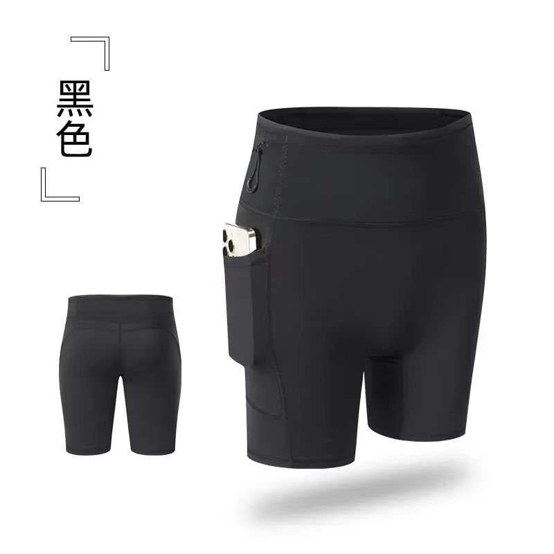 AeroFlex Womens Running Compression Shorts  Quick Dry Sports Leggings With Pockets 7