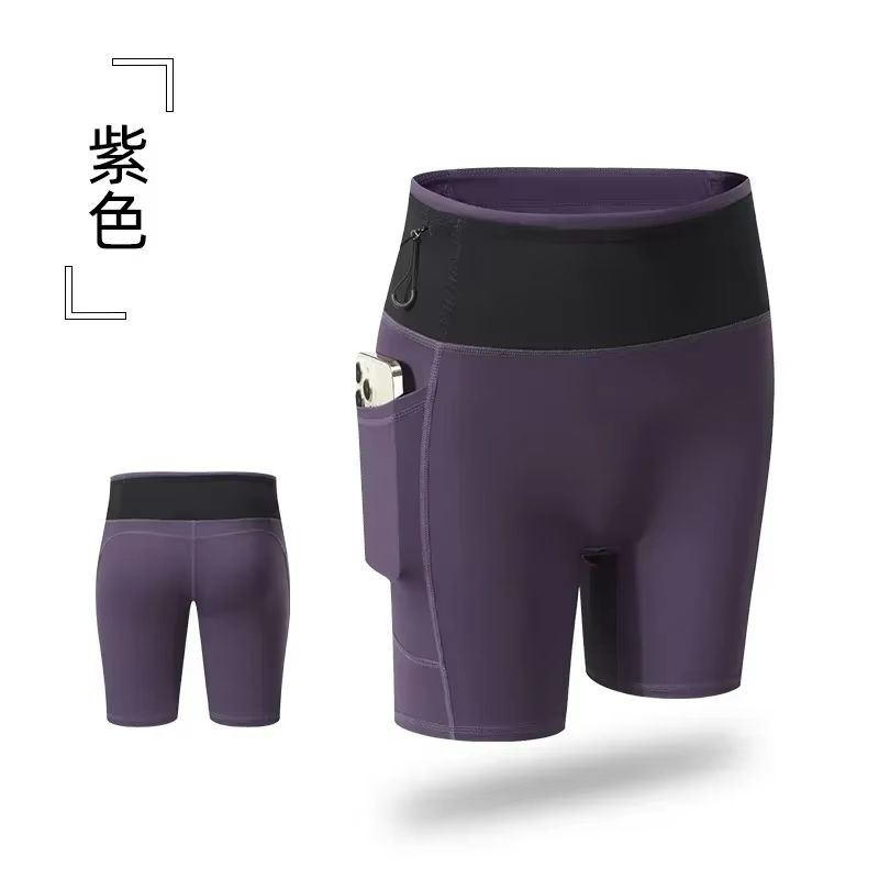 AeroFlex Womens Running Compression Shorts  Quick Dry Sports Leggings With Pockets 8