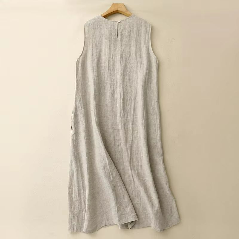 LinenEase JapaneseInspired CottonLinen Sundress 2