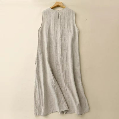LinenEase JapaneseInspired CottonLinen Sundress 2