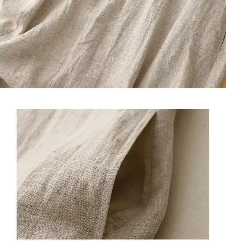 LinenEase JapaneseInspired CottonLinen Sundress 4