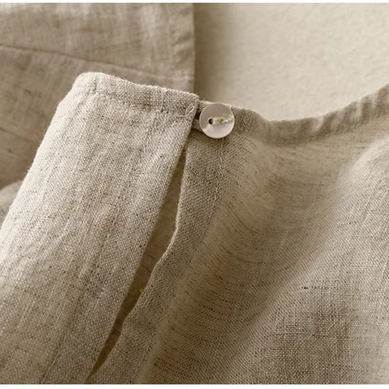 LinenEase JapaneseInspired CottonLinen Sundress 5