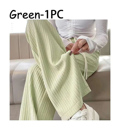CloudEase High Waist Draped Wide Leg Pants