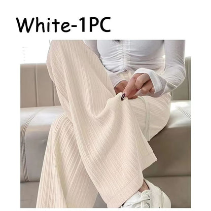 CloudEase High Waist Draped Wide Leg Pants 6