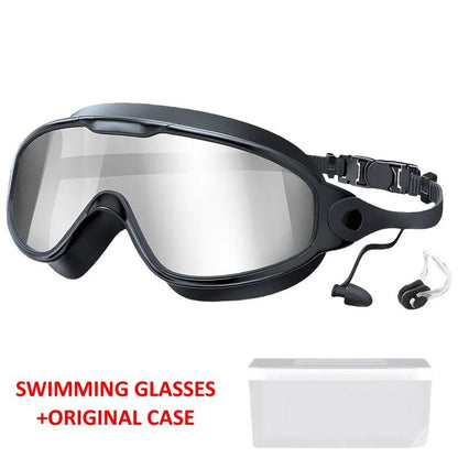 Large Frame Adult Swim Goggles With AntiFog Coated Lens And UV Protection 8