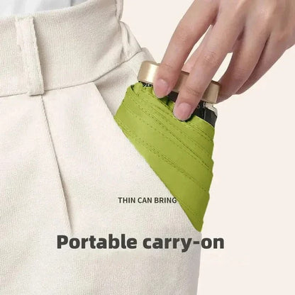 Mini Sun Umbrella Pocket Parasol With UV Protection And Folding Design 3