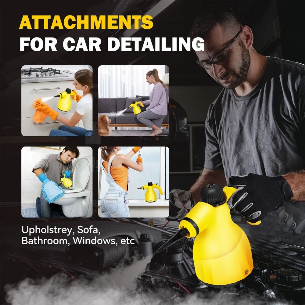 220V Handheld High Temperature Steam Cleaner For Kitchen Car And Home Use 4