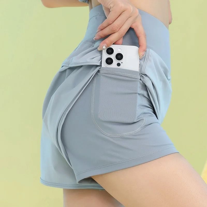 PHIGEER Womens Yoga Shorts Lightweight Workout Cycling Shorts With Pocket 1
