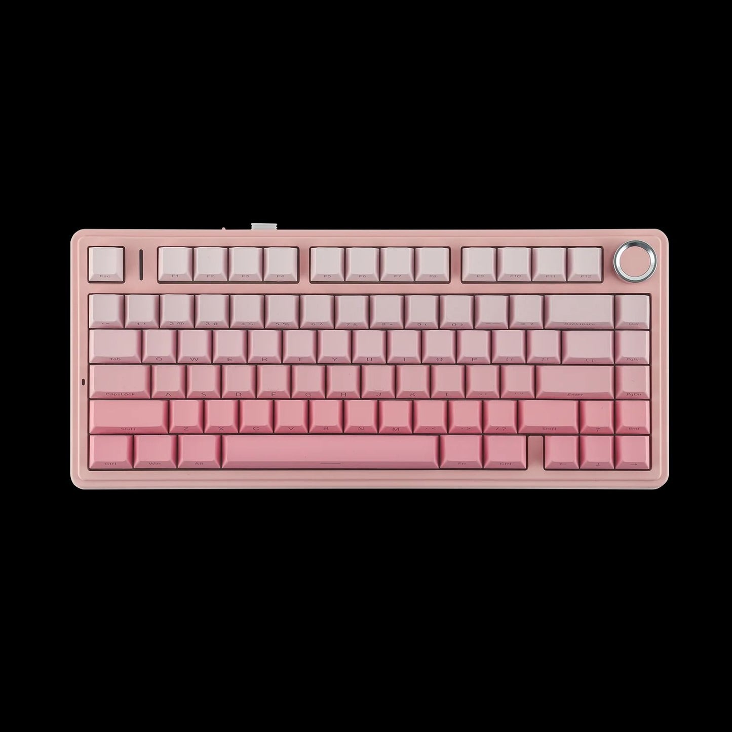 Compact Wireless RGB Keyboard With Gasket Structure And Knob Control 11