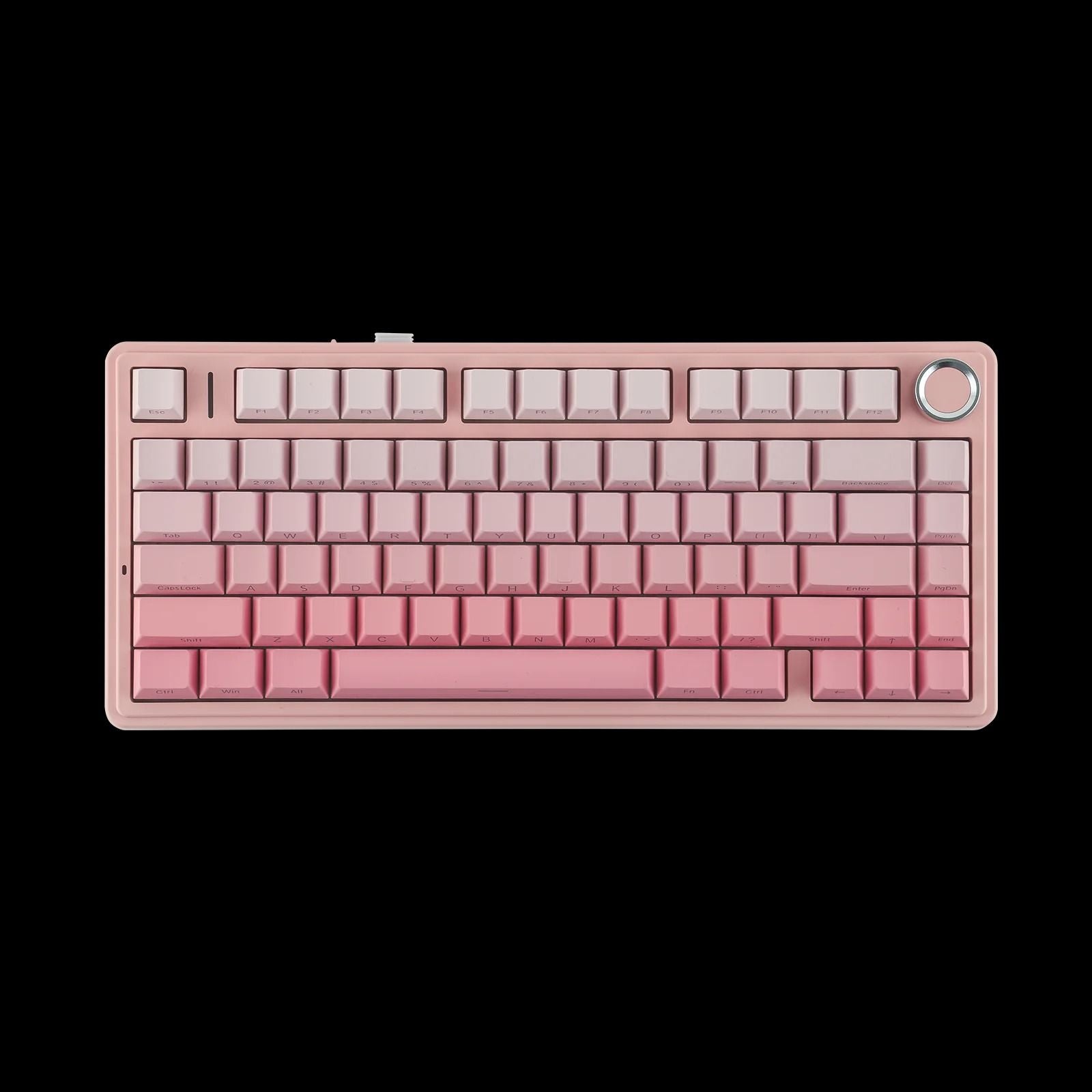 Compact Wireless RGB Keyboard With Gasket Structure And Knob Control 11