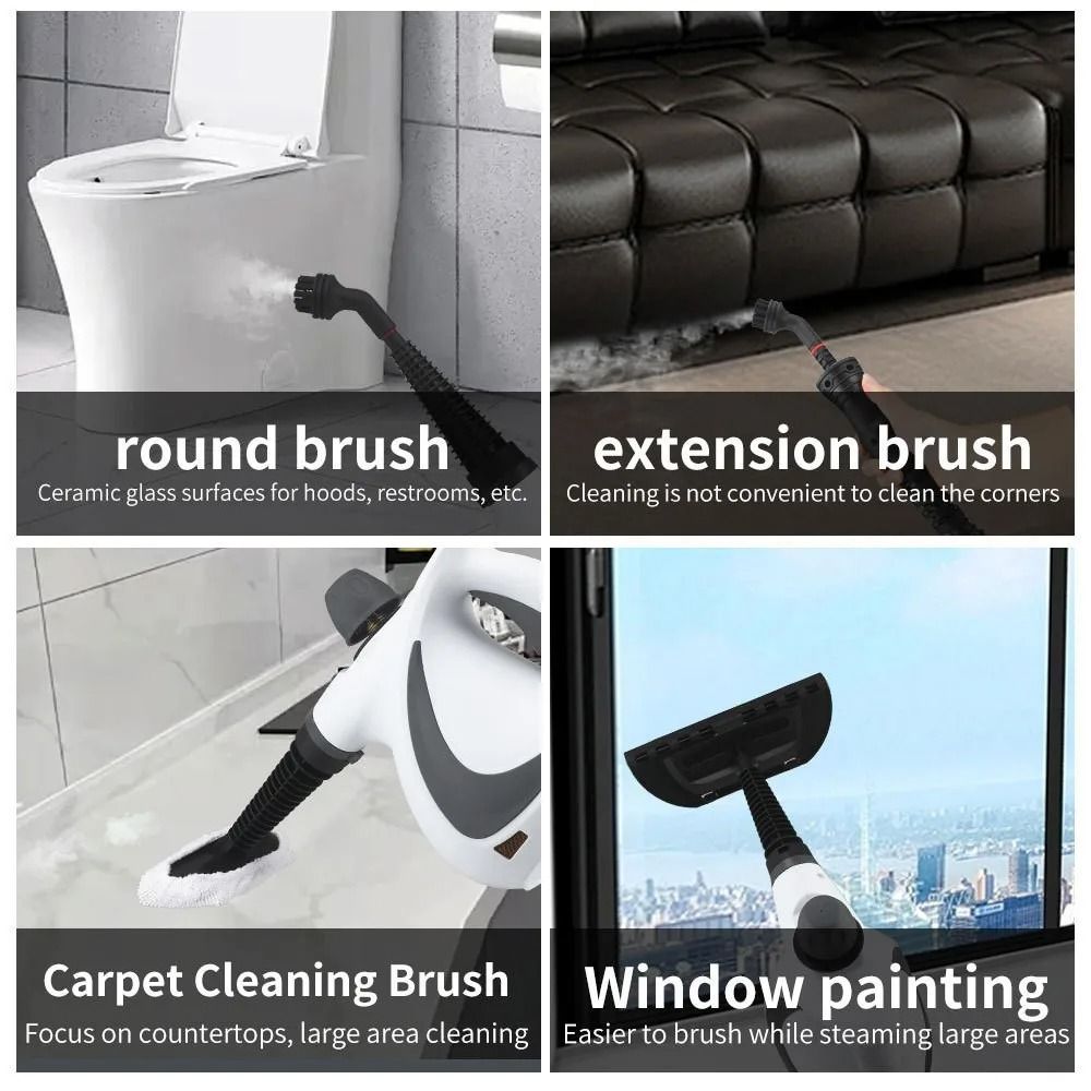Pressurized Handheld Steam Cleaner For Home With HighTemperature MultiSurface Cleaning 1