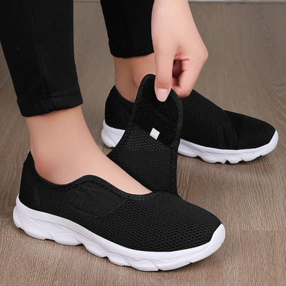 Womens Orthopedic Wide Fit Adjustable Walking Shoes For Swollen Feet And Comfort Support 8