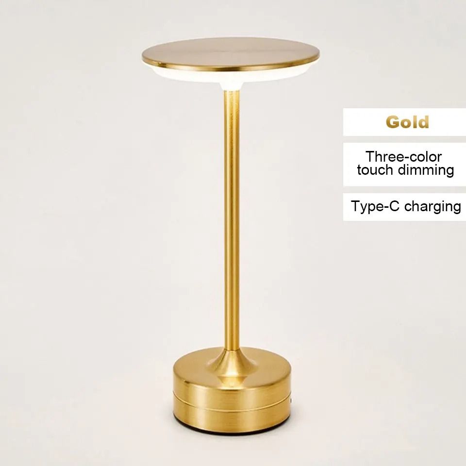 LED Table Lamp With Touch Sensor And USB Rechargeable Design For Bedroom Restaurant And Hotel Use 8