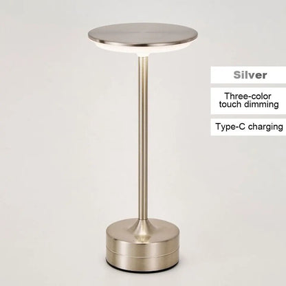 LED Table Lamp With Touch Sensor And USB Rechargeable Design For Bedroom Restaurant And Hotel Use 10