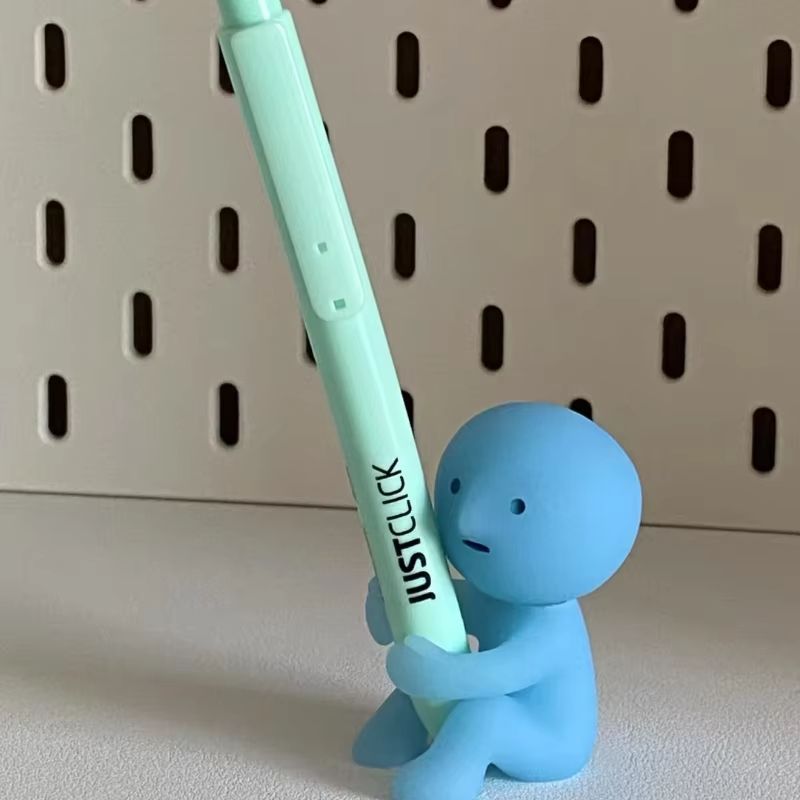 Smiski Toothbrush  Pen Holder  Cute Standing Night Light Figurine And Desktop Decoration 2