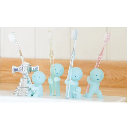 Smiski Toothbrush  Pen Holder  Cute Standing Night Light Figurine And Desktop Decoration 3