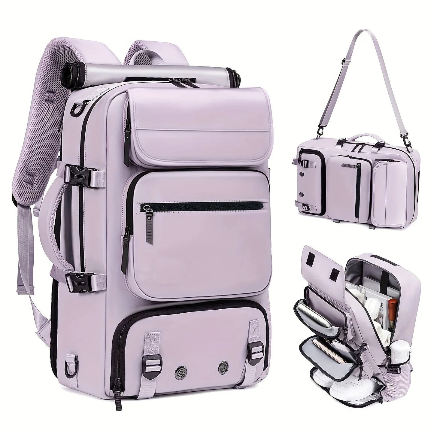 Large Capacity Travel Backpack Fashionable Commuter Bag Multi Functional Three In One Handbag 3