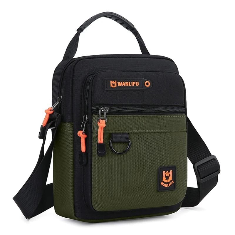 Casual Mens Lightweight Oxford Shoulder Bag Small Crossbody Messenger Bag 10