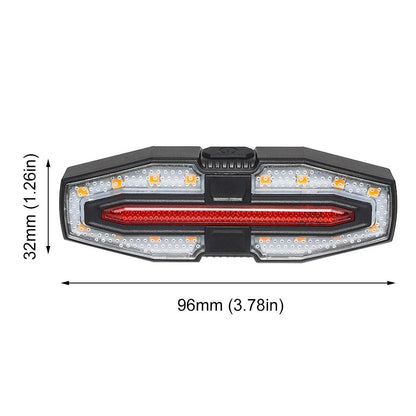 Rechargeable Bike Rear Light With Turn Signals And Remote Control 4