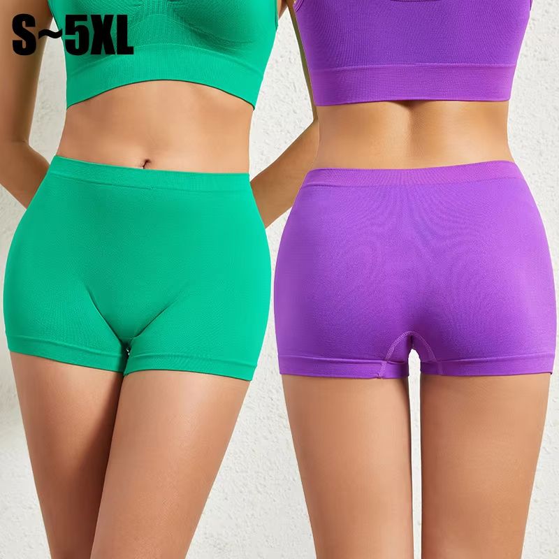 Womens Seamless Boyshort Panties  Low Waist Breathable Sports Underwear For AllDay Comfort S5XL 4