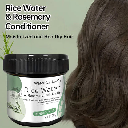 Rice Water Hair Mask For Repairing Damaged And Frizzy Hair With Deep Scalp Nourishment 5