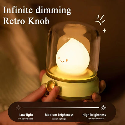 Cute LED Candle Lamp For Ambient Bedroom And Camping Decor 2