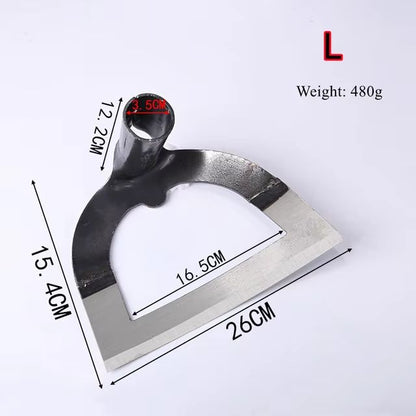 Hollow Hoe Weeding Tool  LaborSaving Handheld Steel Rake For Loosening Soil  Garden Maintenance 7