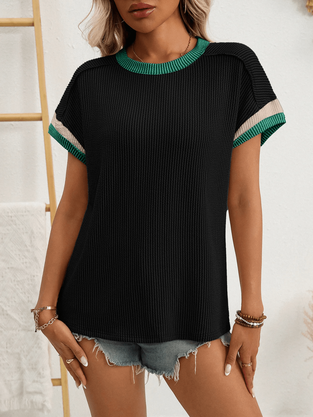 SummerEase Loose Vintage Blouse