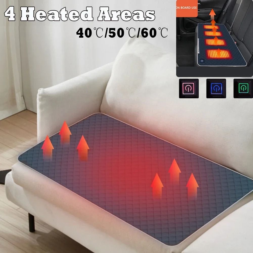 Portable USB Heated Cushion With Adjustable Temperature 2