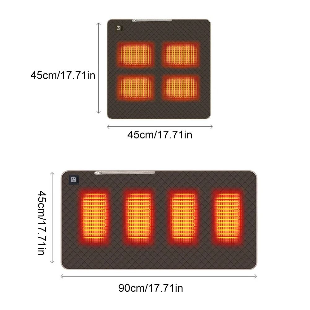 Portable USB Heated Cushion With Adjustable Temperature 5