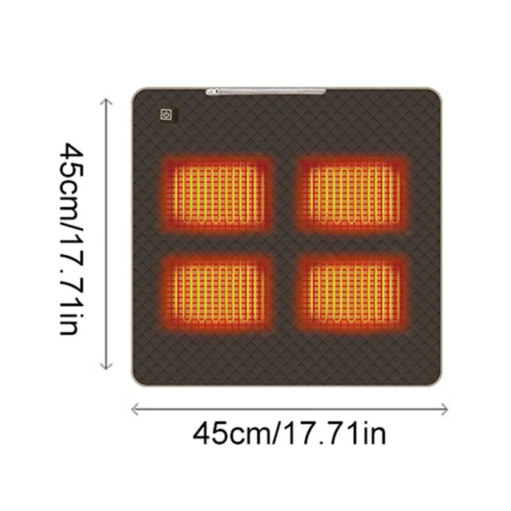 Portable USB Heated Cushion With Adjustable Temperature 7