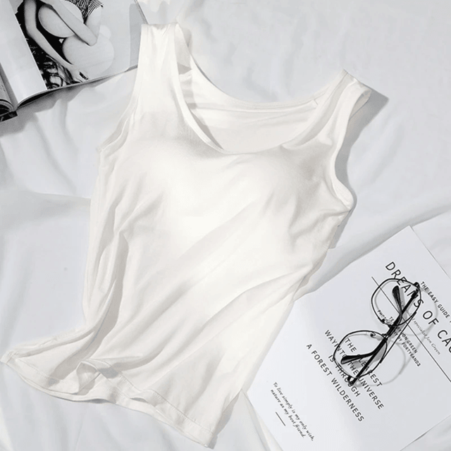 SculptFit Built In Bra Slim Fit Tank Top 4