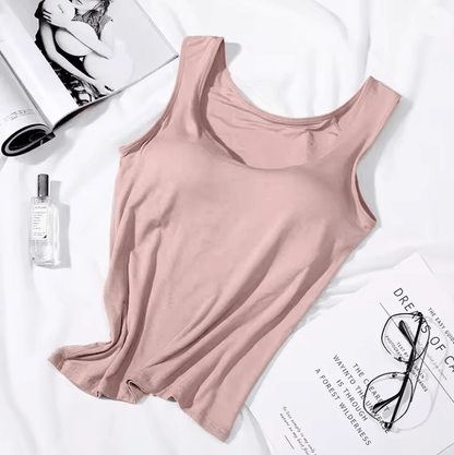 SculptFit Built In Bra Slim Fit Tank Top 9