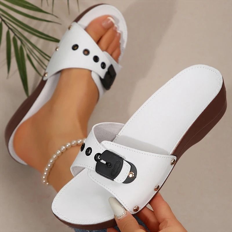 Luxury Soft Wedge Sandals For Women Summer Footwear 1