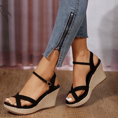 Elevare Comfort Wedge Platform Sandals 2
