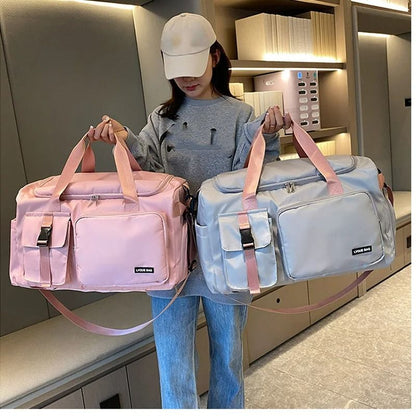 Large Capacity Dry And Wet Separation Sports And Travel Bag With Shoe Compartment 2