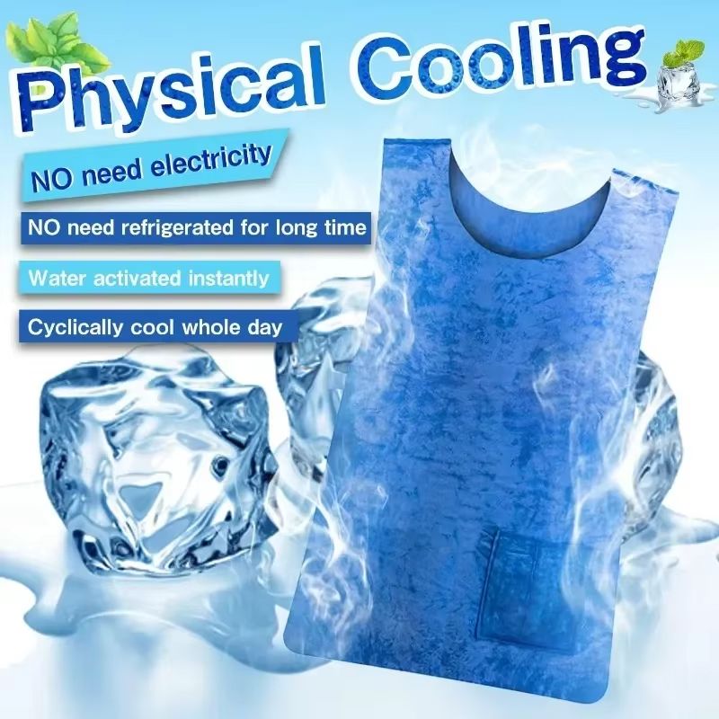 Evaporative Cooling Vest  WaterActivated Ice Cooling Shirt For Heatstroke Prevention  Outdoor Work 3