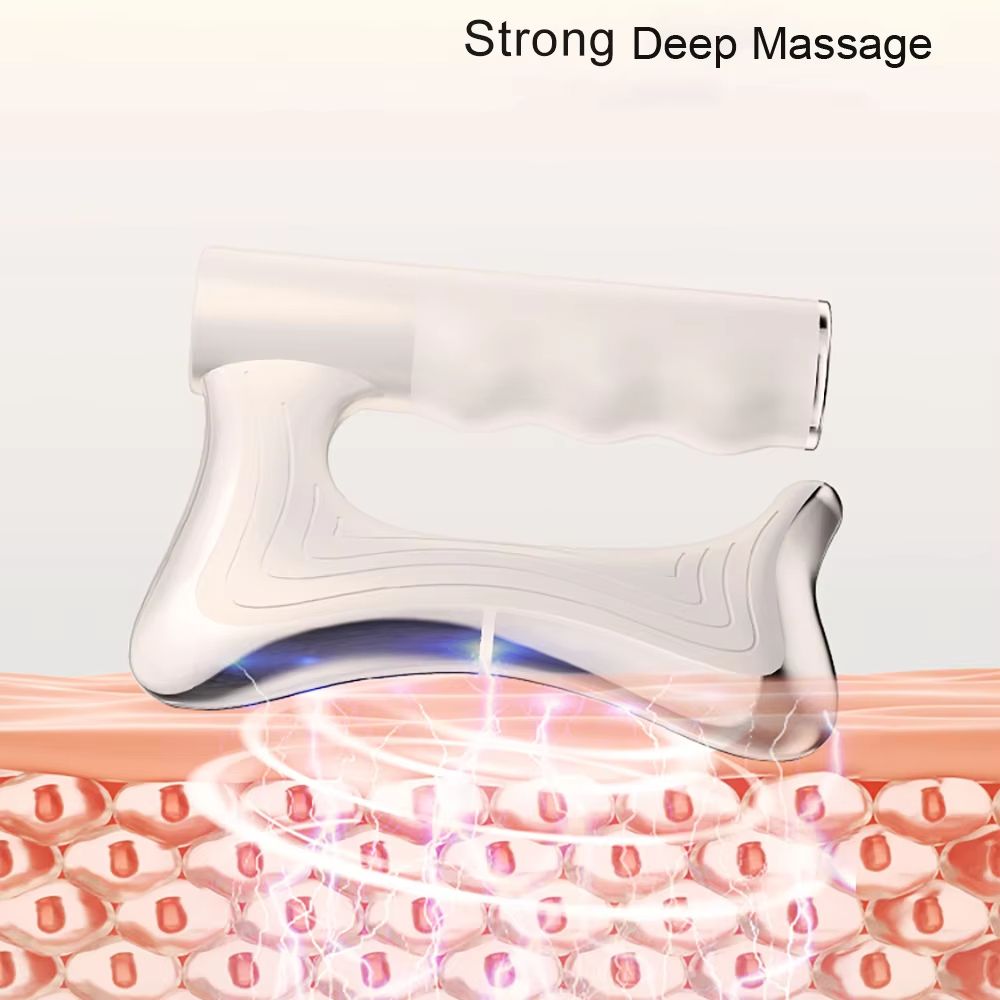Electric Heating Fascia Knife  LCD Vibration Massager For Muscle Relaxation Warm Body Therapy  Lift 3