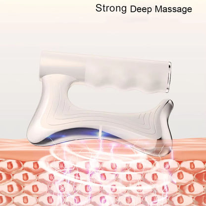 Electric Heating Fascia Knife  LCD Vibration Massager For Muscle Relaxation Warm Body Therapy  Lift 3